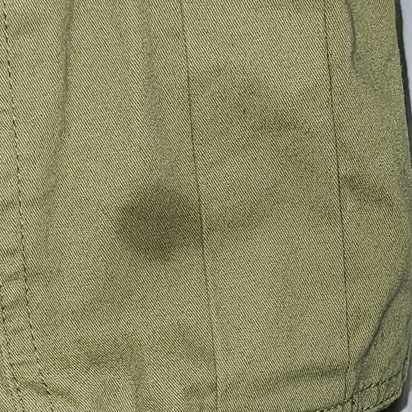 4 Pocket Cargo Army Green Pants By H&M With Chains Cinched Ankles Size Small - Picture 5 of 6